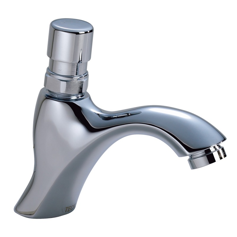 Commercial Metering Faucet In Chrome