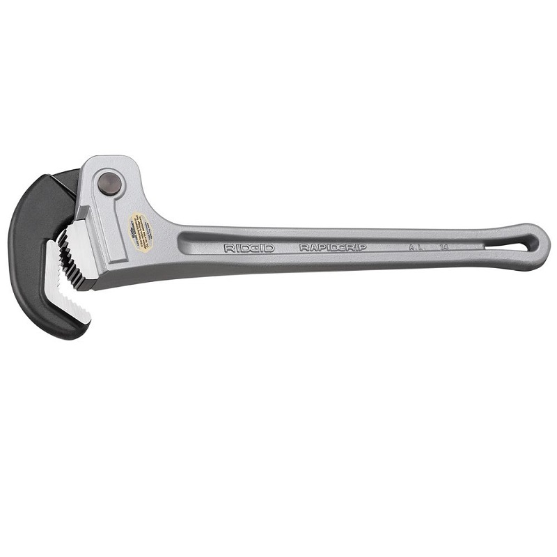Aluminum RapidGrip Pipe Wrench 14" 2" Pipe Capacity Model 14 