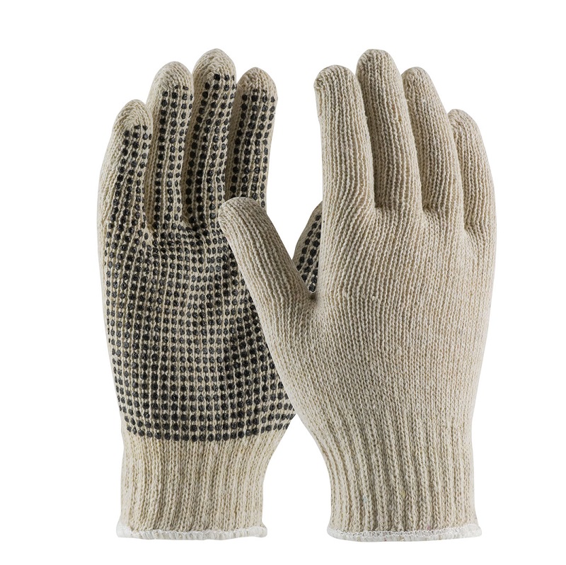 Seamless Knit Gloves  Single-Sided w/PVC Dots 37C110PD