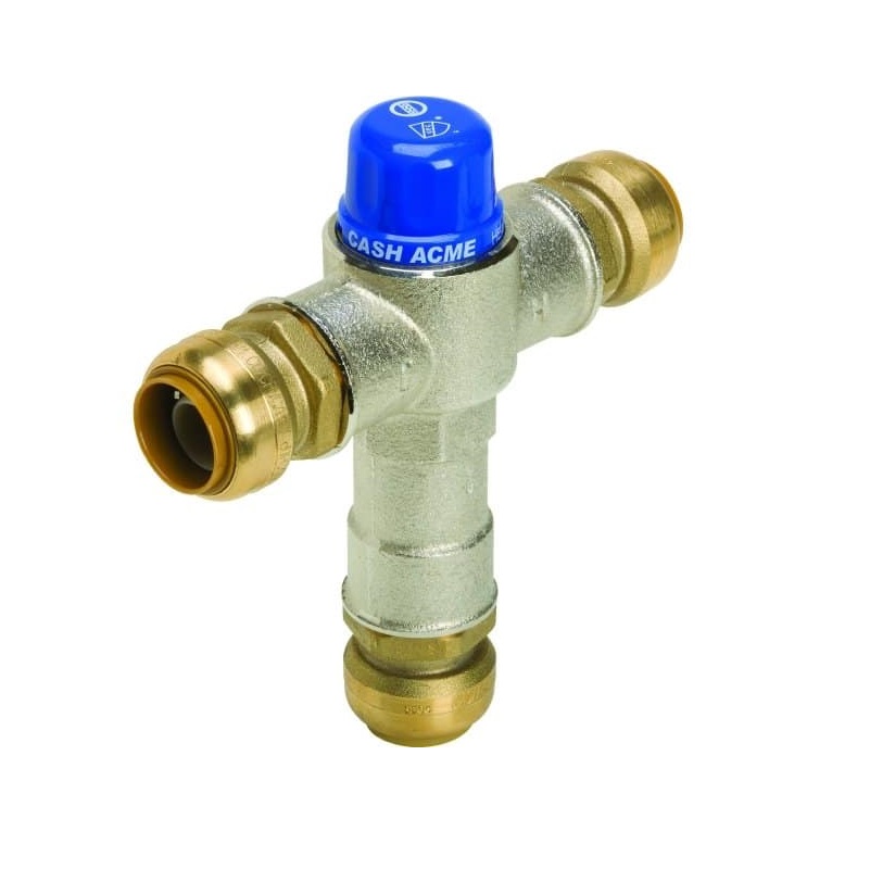Thermostatic Mixing Valve 1/2" with Integral Connector  Max Pressure 145 PSI