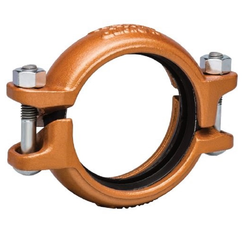 COUPLING 2 PAINTED W/EHP GASKET 607 F/GROOVED COPPER TUBING