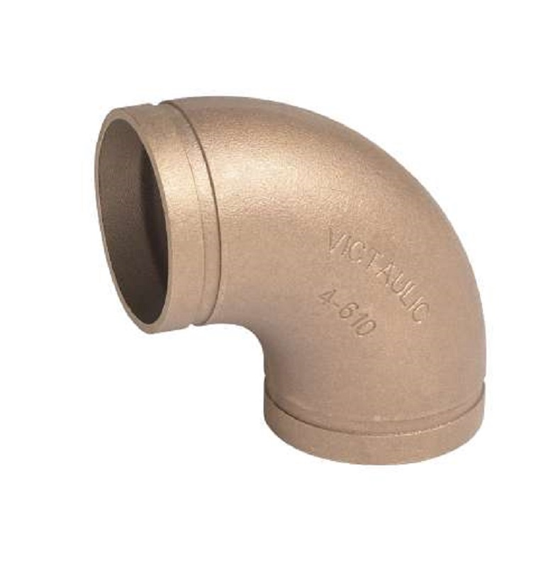 ELBOW 2 COPPER GROOVED 610 