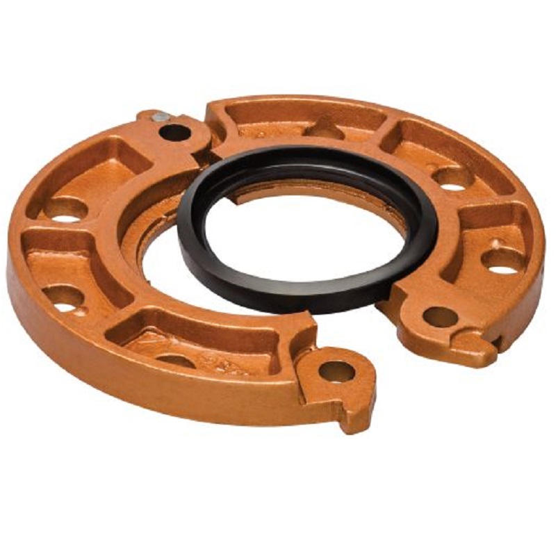 FLANGE ADAPTER 2-1/2 PAINTED 641 E GASKET F/GROOVED COPPER TUBING