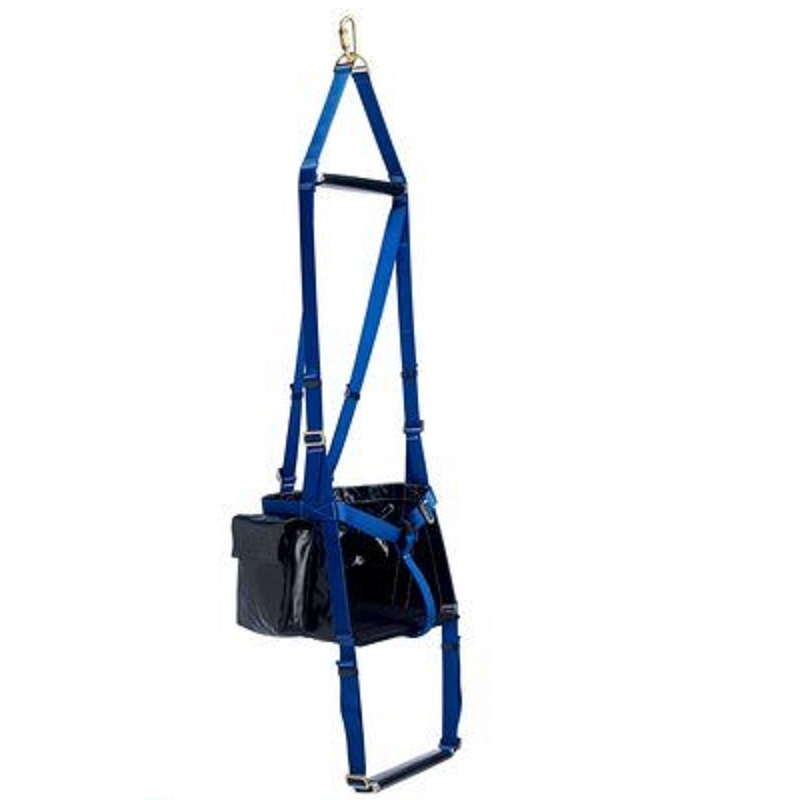 DBI Sala Suspended Workman's Chair with 15"X18"X0.75" Rigid Board, Pass-Thru Belt, Foot Rest & Suspension Rings with Carabiner 