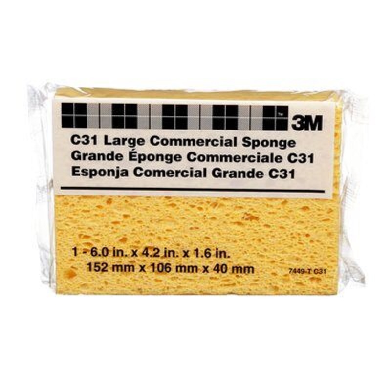 3M 6x4-1/4x1-5/8" Commercial Size Sponge