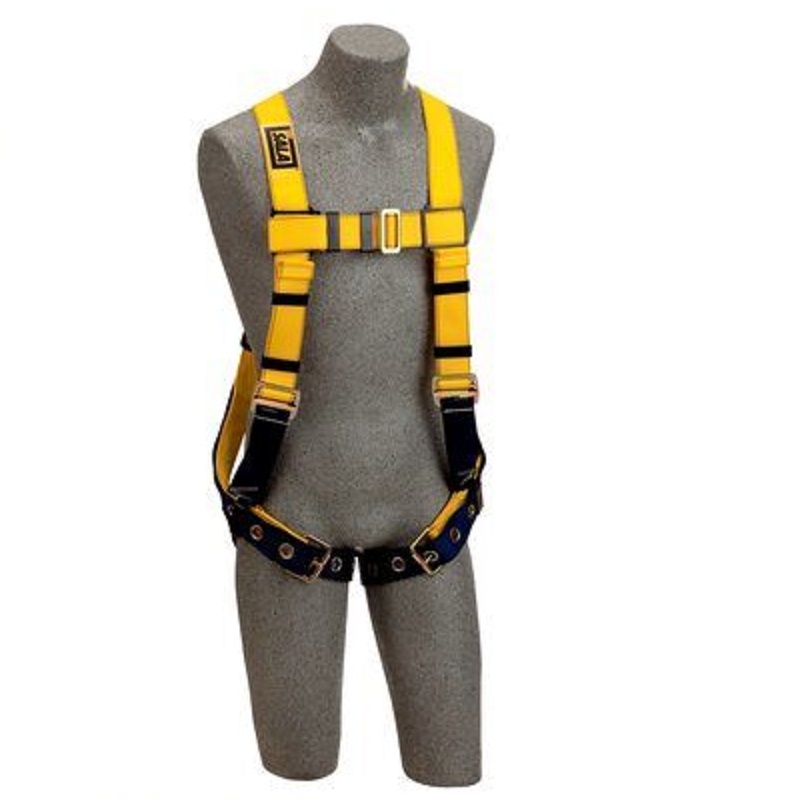 3M DBI-Sala Delta Construction Style Harness, Tongue Buckle Leg Straps & Loops for Belt