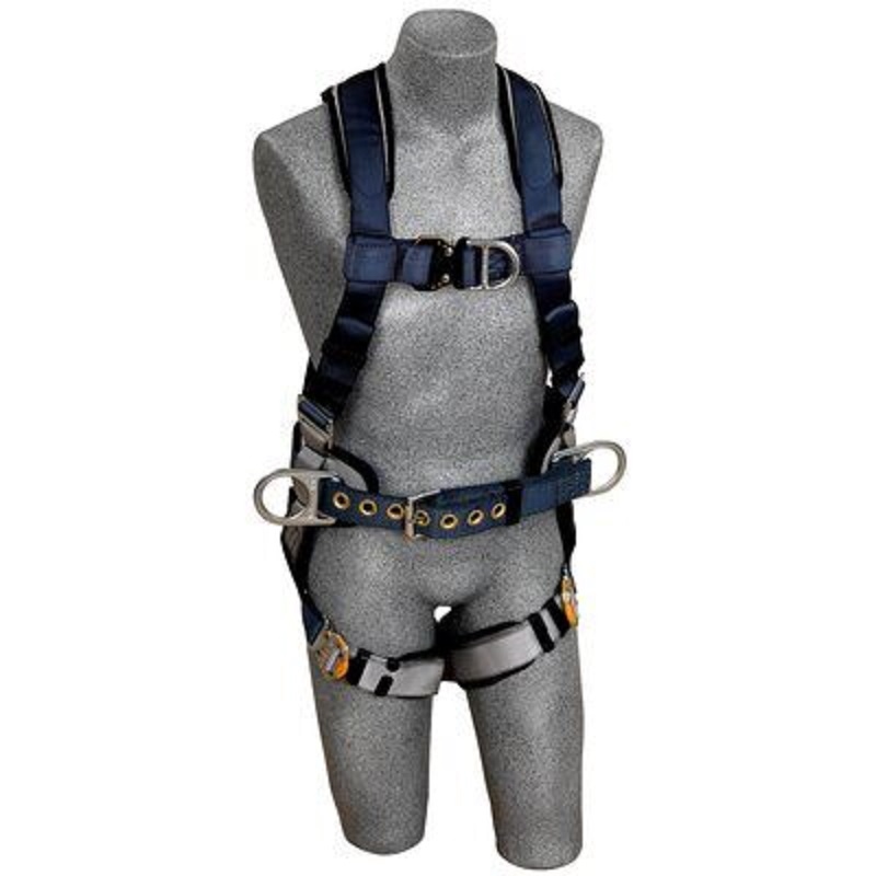 3M DBI-Sala ExoFit Construction Style Positioning/Climbing Harness, Quick Connect Chest & Leg Straps