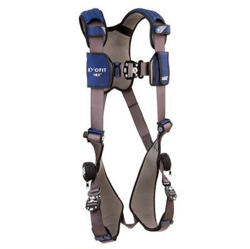 DBI Sala ExoFit NEX Vest-Style Harness Small with Aluminum Back D-Ring, Locking Quick Connect Buckle Leg Straps, Comfort Padding 