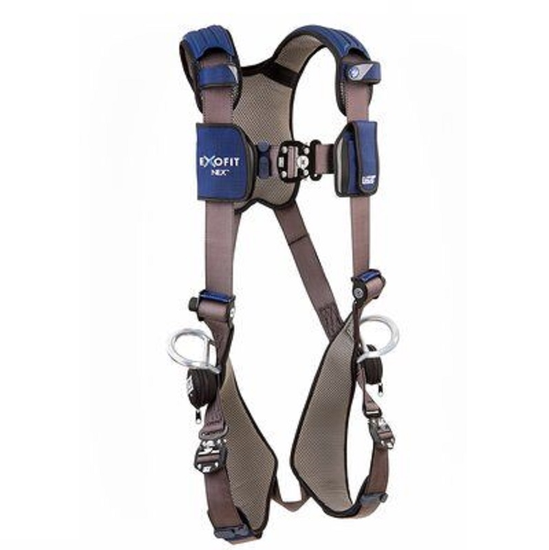DBI Sala ExoFit NEX Vest-Style Positioning Harness Small with Aluminum Back & Side D-rings, Locking Quick Connect Buckle Leg Straps, Comfort Padding 