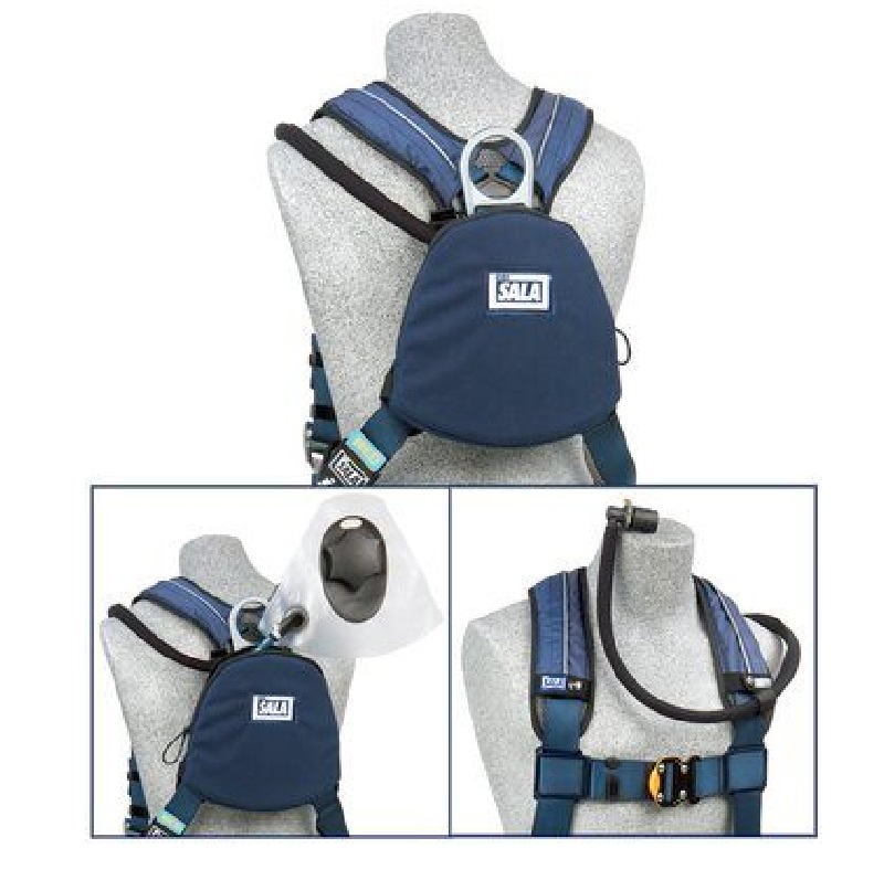 DBI Sala Harness Hydration System with 50 oz Reservoir, Nylon Carrier, Insulated Drink Tube with Clip & Bite Valve 