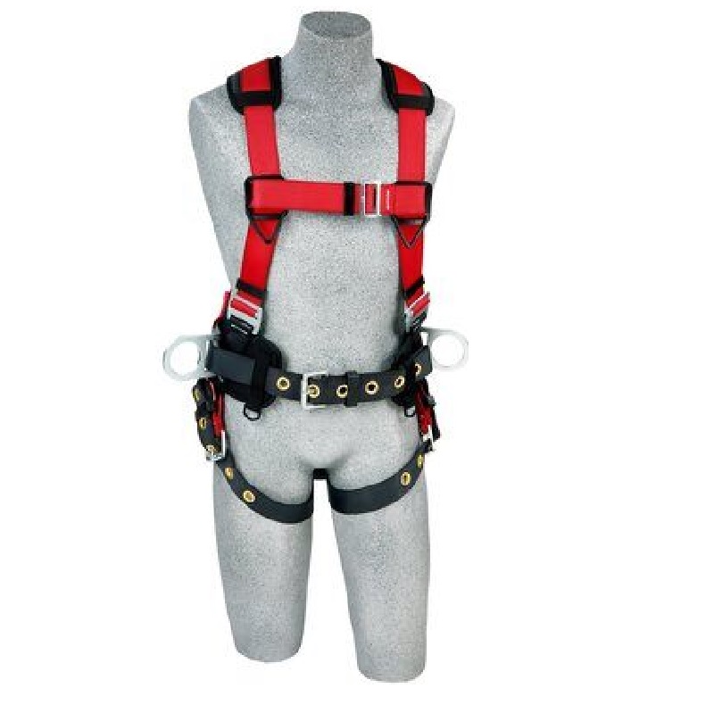 3M Protecta PRO Construction Style Positioning Harness, Tongue Buckle Leg Straps