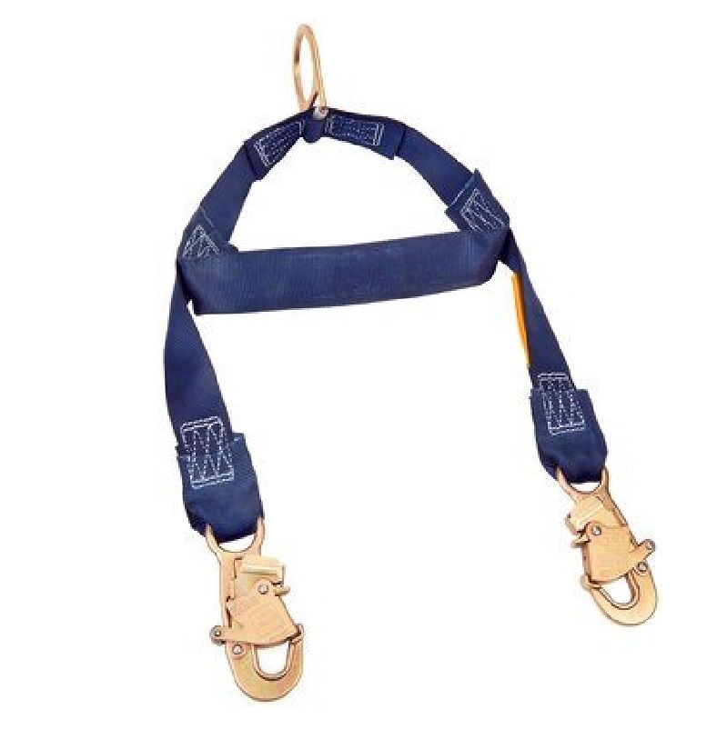DBI Sala Rescue/Retrieval Y-Lanyard 2' with Spreader Bar, D-Ring at Center & Snap Hooks at Leg Ends