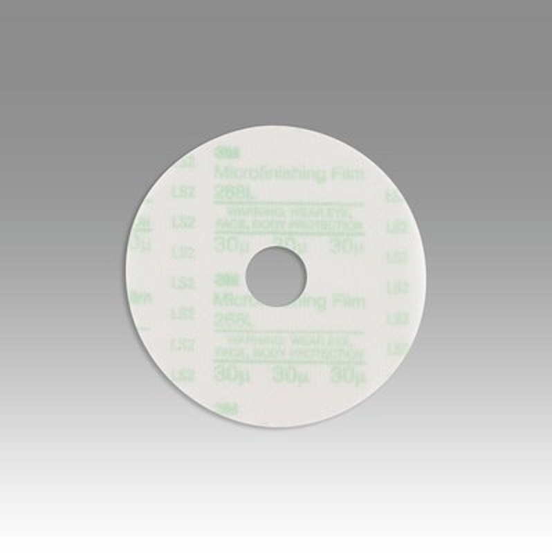 Sanding Disc 3"X7/8" Grit 40-Micron 268L Type D Hookit Microfinishing