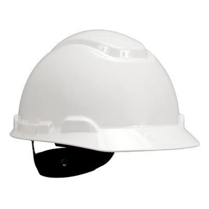 3M Hard Hat 4-Point Ratchet Suspension in White