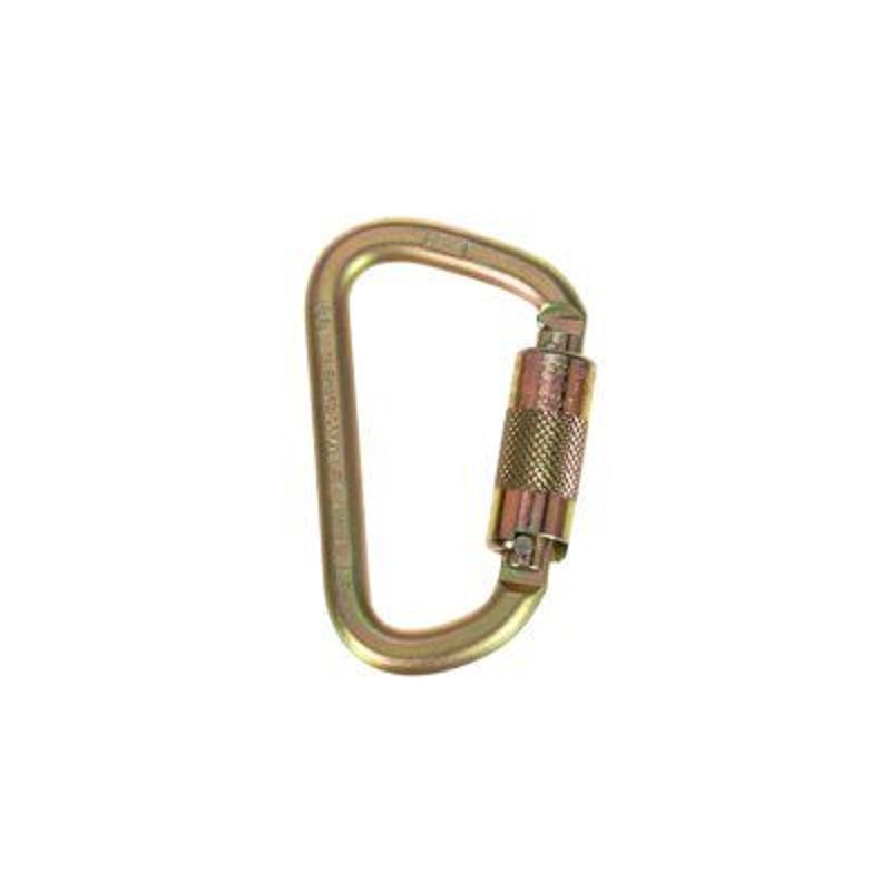 DBI Sala Saflok Carabiner 11/16" Gate Opening Steel with Self-closing/Locking Gate 