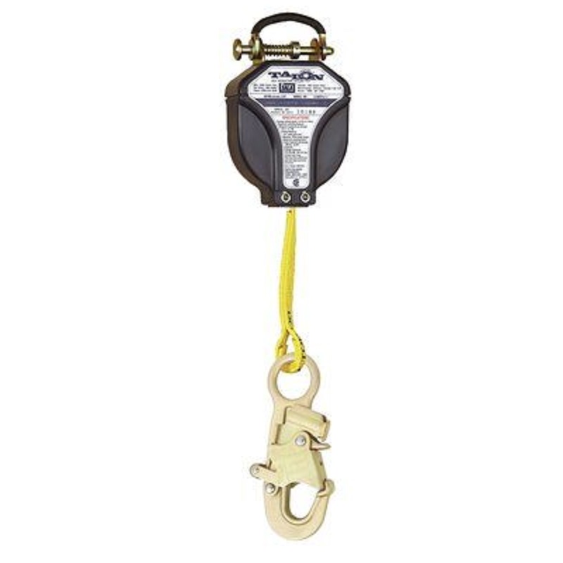DBI Sala Talon Quick Connect Self Retracting Lifeline 8' of 1" Nylon Web with Snap Hook & Quick Connector for Harness Mounting