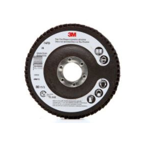 FLAP DISC 4-1/2X5/8-11 3M 747D 60 GRIT # 0-00-51111-61058-6