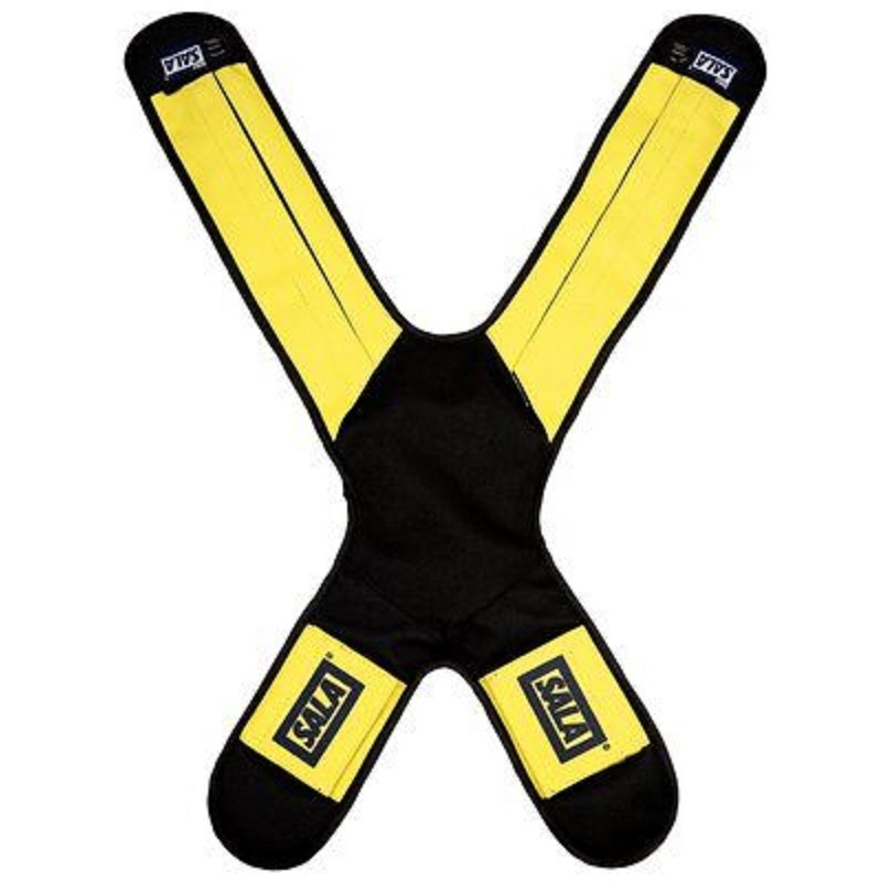DBI Sala Delta Comfort Pad for Harnesses Shoulder & Back with Velcro Attachment to Harness & Built-In Lanyard Keepers 