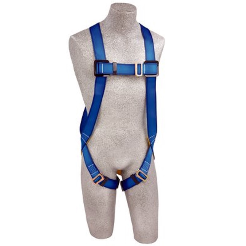 3M Protecta Vest-Style Harness, Pass-Thru Buckle Chest & Leg Straps, Blue