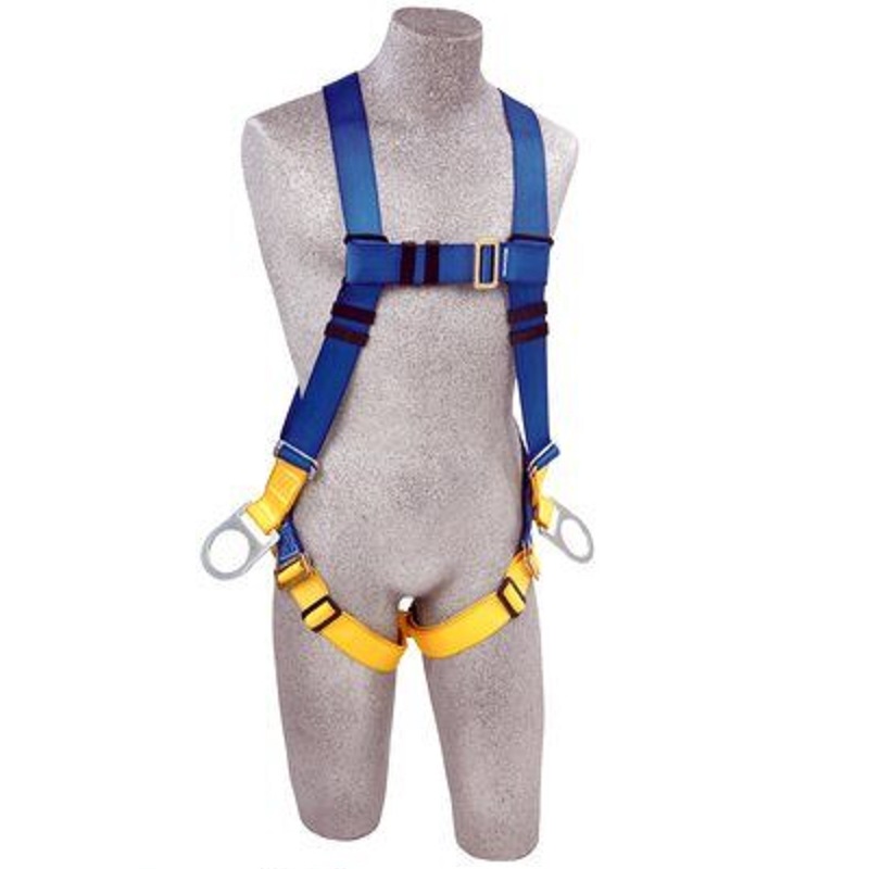 3M Protecta Vest-Style Positioning Harness, Pass-Thru Buckle Leg Straps, Blue