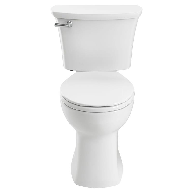 Edgemere 2-Piece Round Front Toilet Less Seat in White