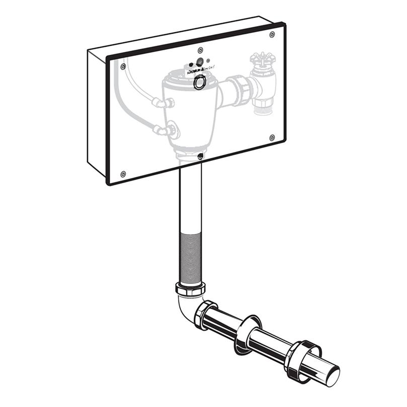 Ultima Selectronic Toilet Piston-Type Flush Valve, 1.28 gpf