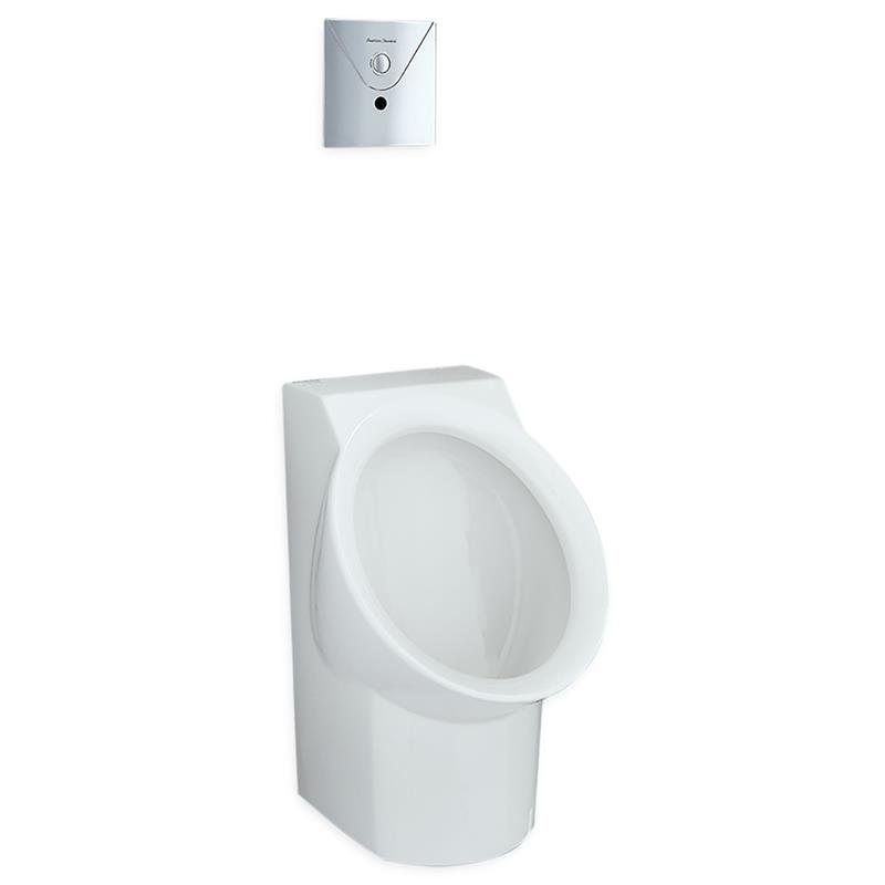 Decorum Back Spud Urinal w/EverClean in White, 0.125 gpf
