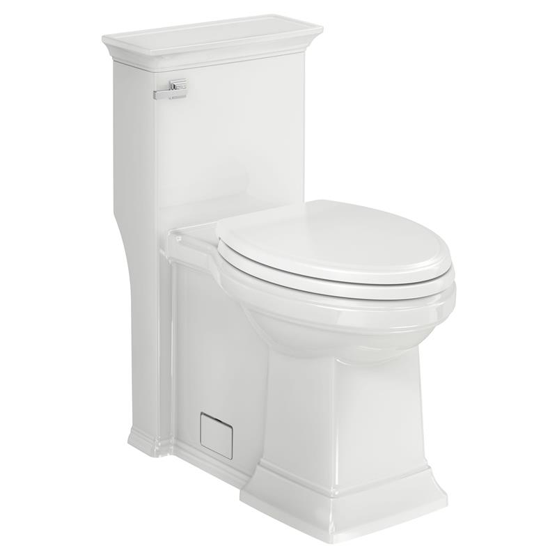 Town Square S 1-Piece Elongated Toilet w/Seat & LH Lever in White