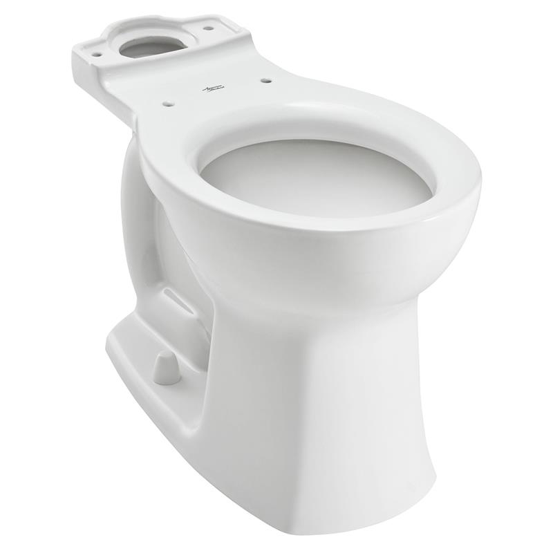 Edgemere Chair Height Round Front Toilet Bowl Less Seat in White