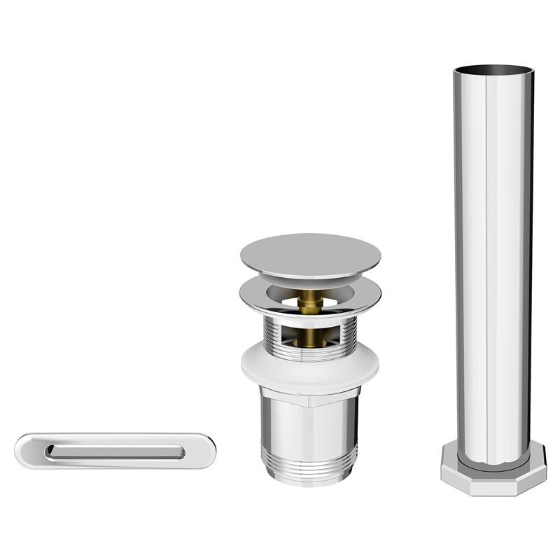 Studio S Freestanding Bathtub Drain Kit in Polished Chrome