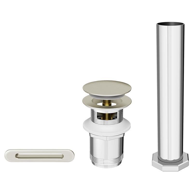 Studio S Freestanding Bathtub Drain Kit in Brushed Nickel