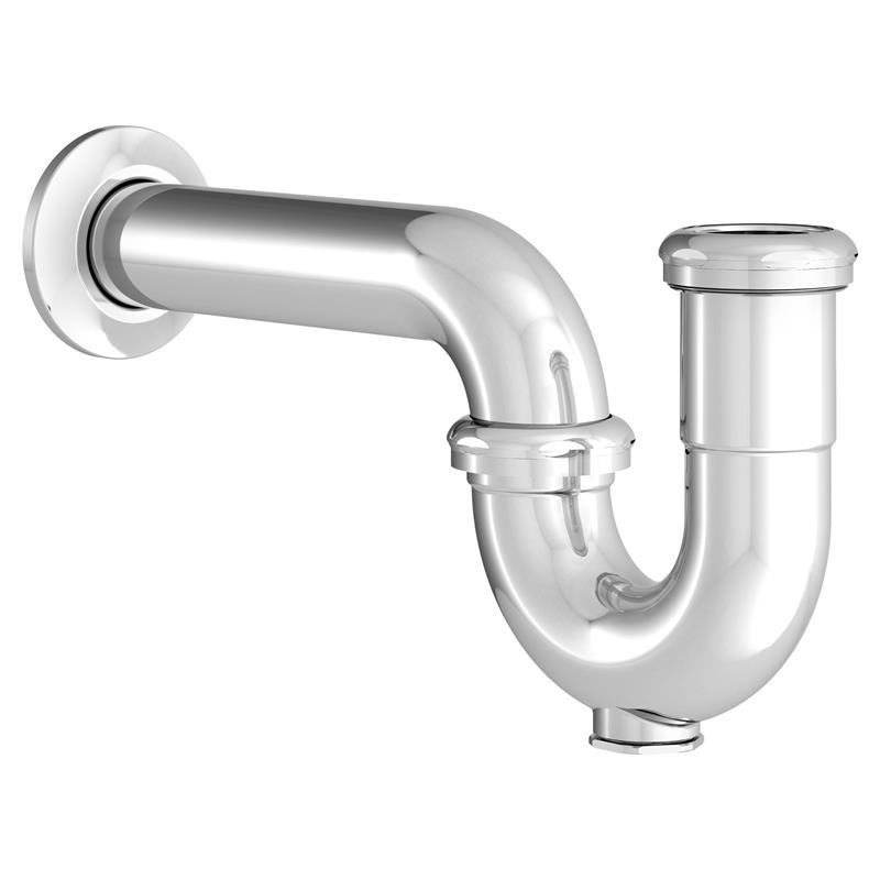 Universal Decorative P-Trap in Polished Chrome