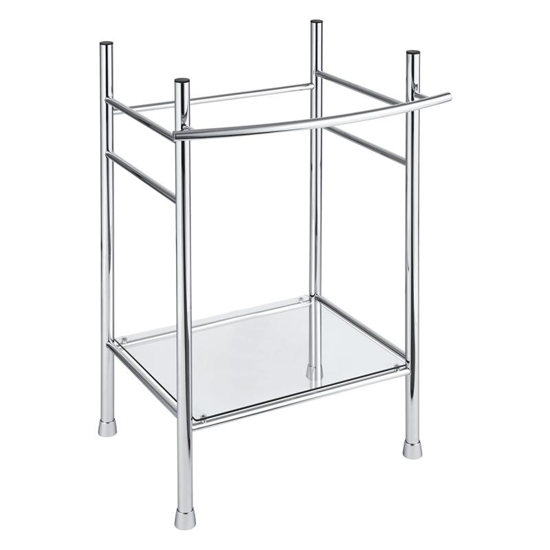 Edgemere Console Table in Polished Chrome