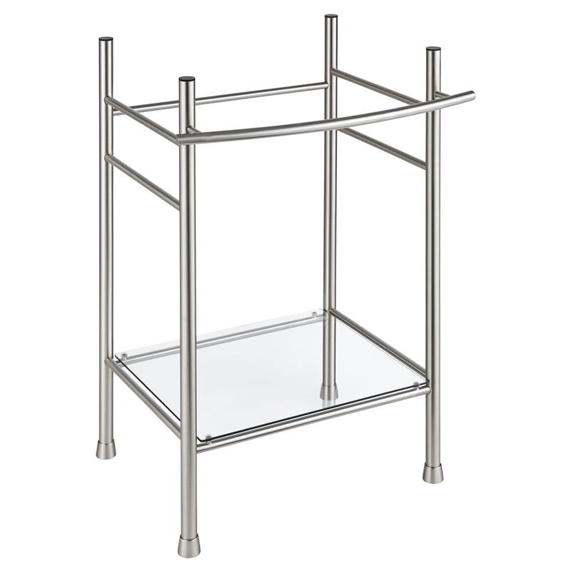 Edgemere Console Table in Brushed Nickel