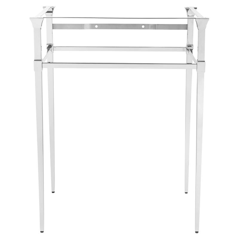 Town Square S Console Table in Polished Chrome