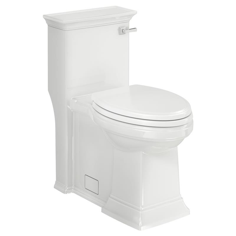 Town Square S 1-Piece Elongated Toilet w/Seat & RH Lever in White