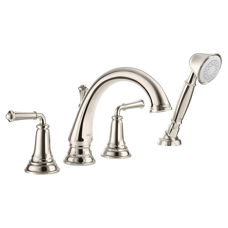 Delancey Roman Tub Trim Only w/Handshower in Polished Nickel