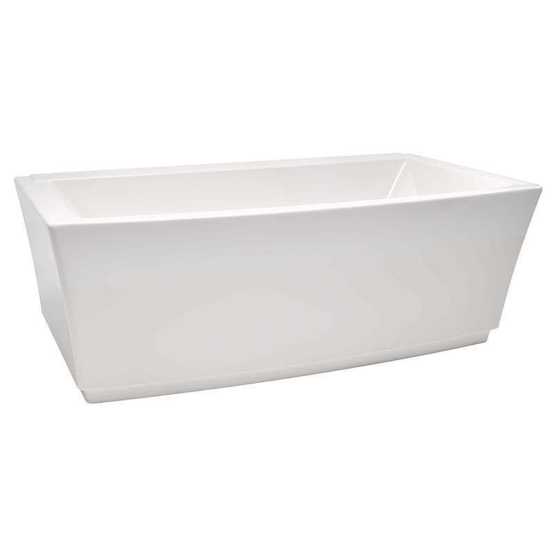 Townsend 68x36" Freestanding Bathtub w/Center Drain in White