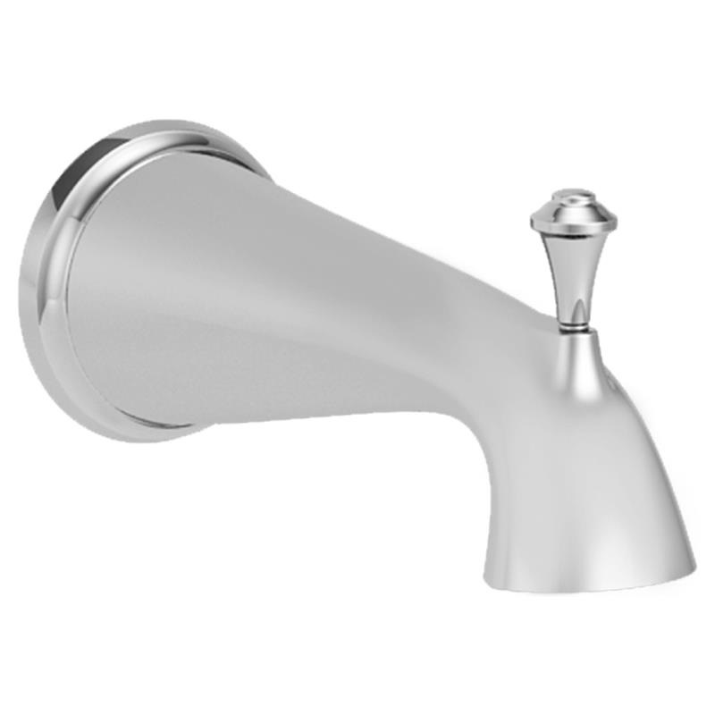 Delancey 8-1/8" IPS Diverter Tub Spout in Polished Chrome