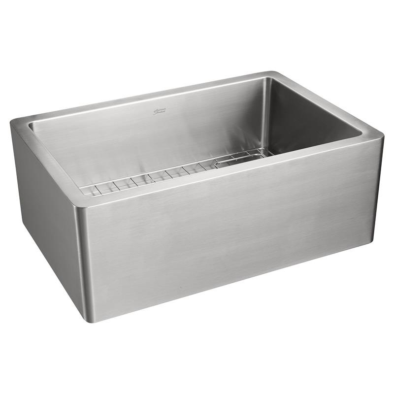 Avery 30x20" Stainless Steel Single Bowl Apron Front Kitchen Sink