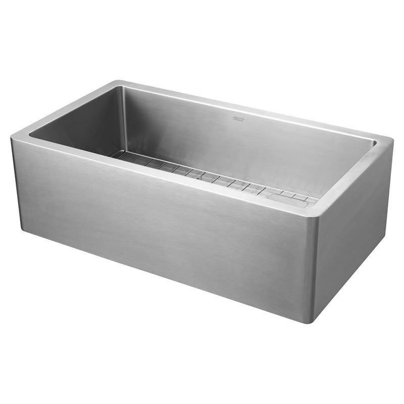 Avery 36x20" Stainless Steel Single Bowl Apron Front Kitchen Sink