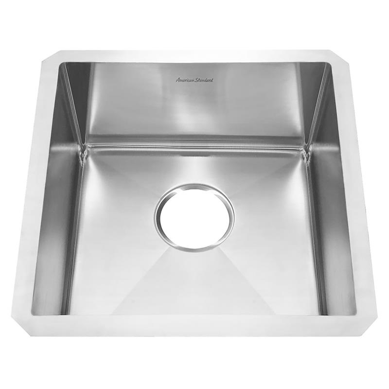 Pekoe 17x17" Stainless Steel Undermount Single Bowl Kitchen Sink