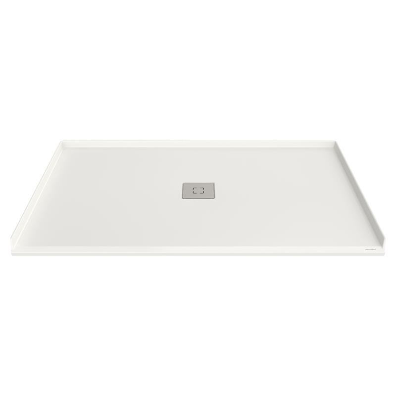 Studio 64x34" ADA Shower Base in Soft White w/Center Drain