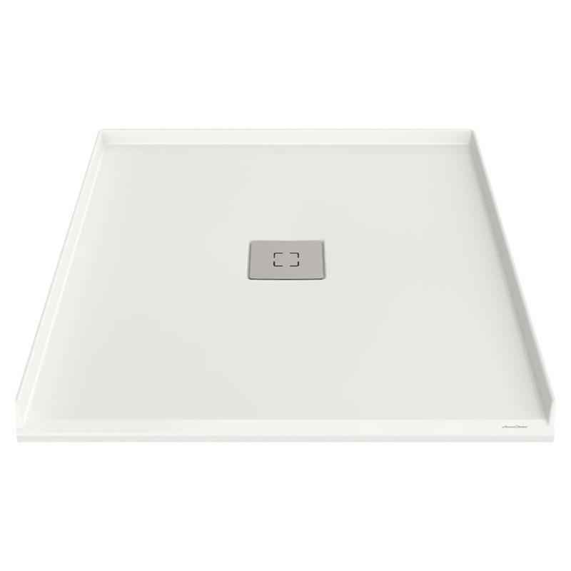 Studio 38x38" ADA Shower Base in Soft White w/Center Drain