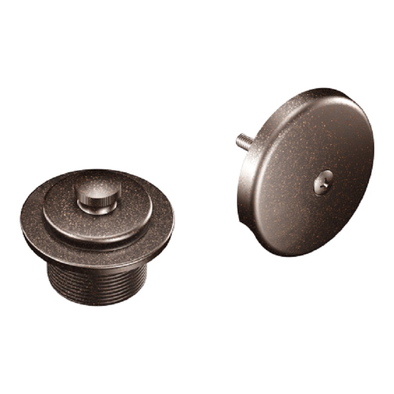 Tub Drain Kit w/Push-N-Lock Assembly in Oil Rubbed Bronze
