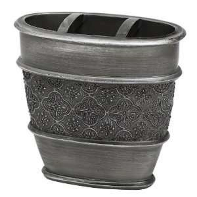 Gatsby Toothbrush Holder in Antique Pewter