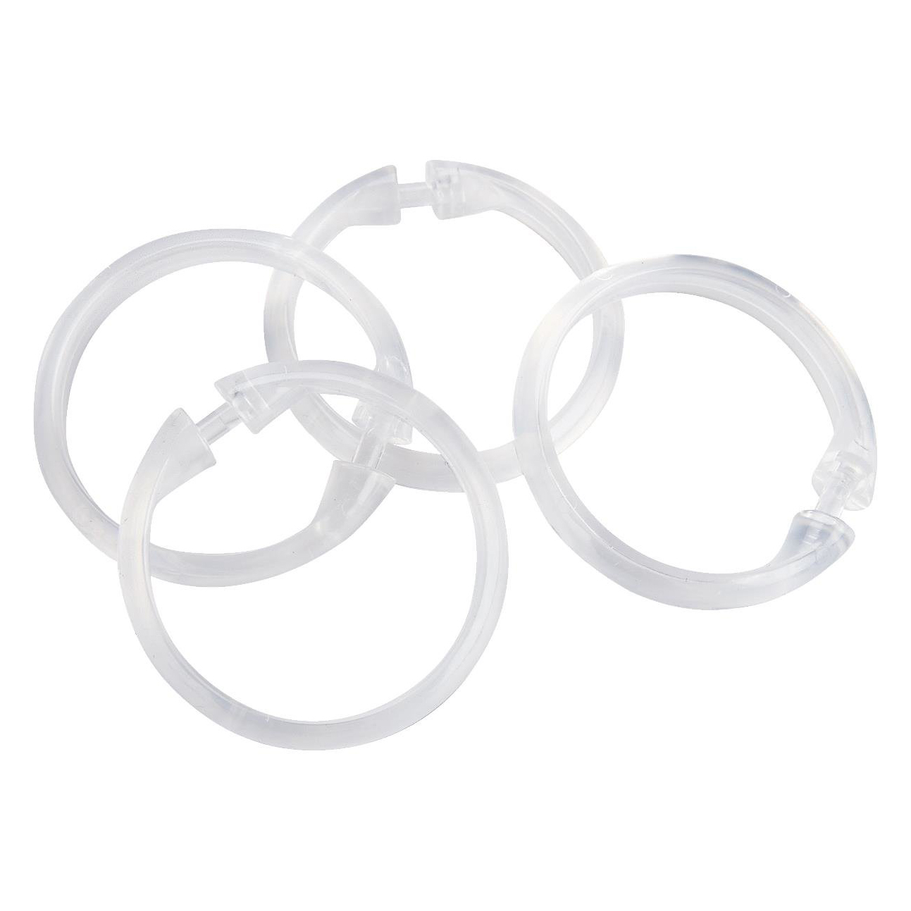 Clear Plastic Shower Curtain Rings