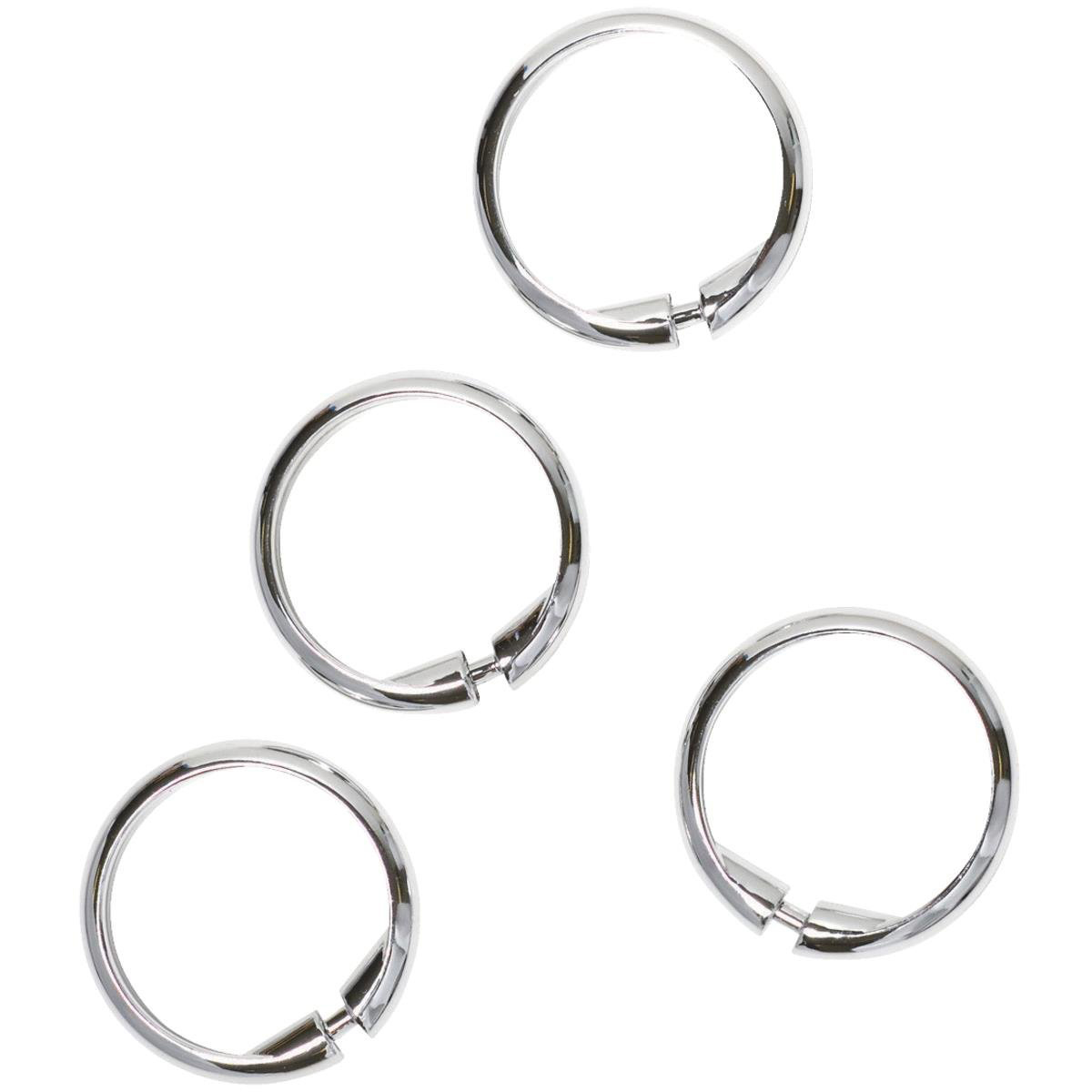 Tinted Plastic Shower Curtain Rings