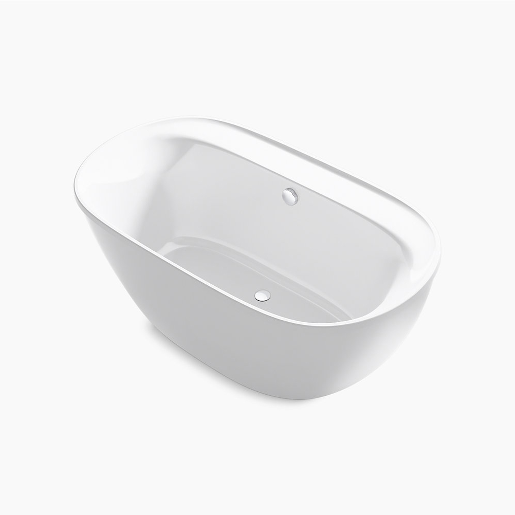 Spectacle 65-7/16x36-1/4x25-5/16" Freestanding Tub in White