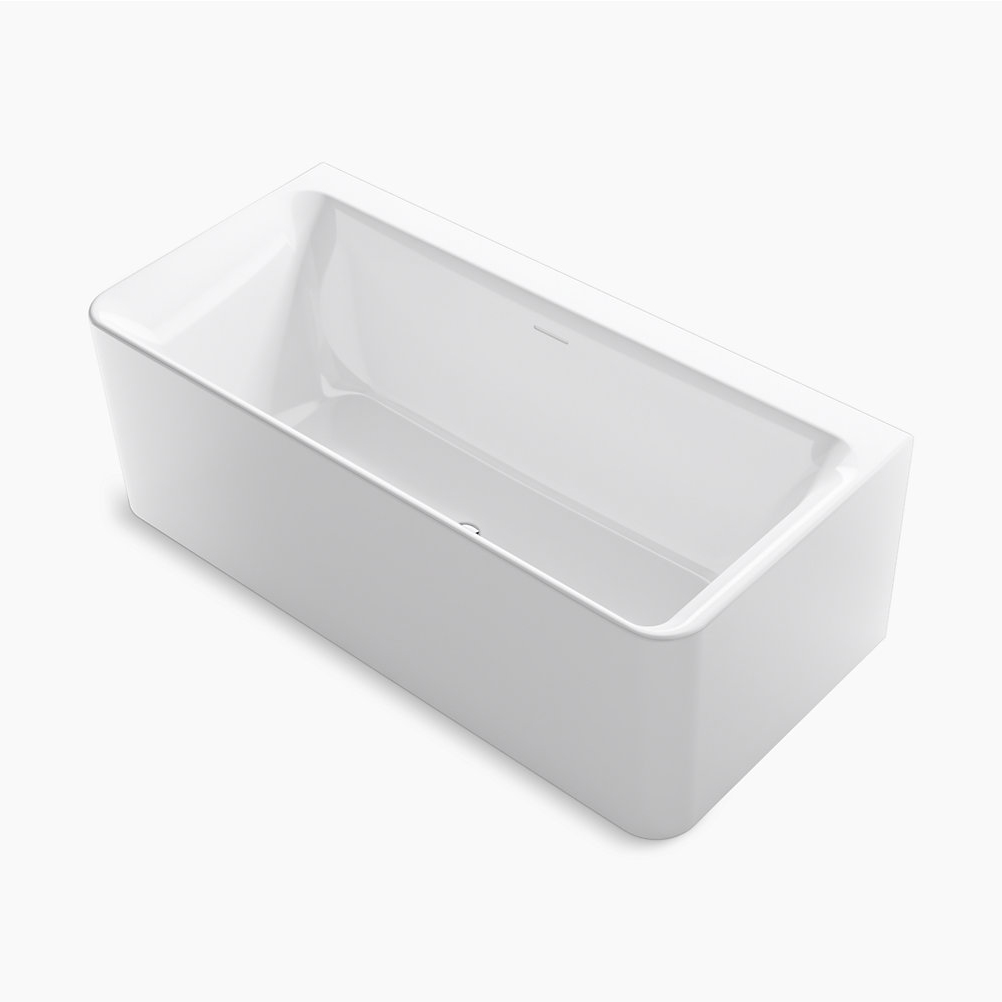 Unwind 66-15/16x31-1/2x23-1/16" Freestanding Tub in White